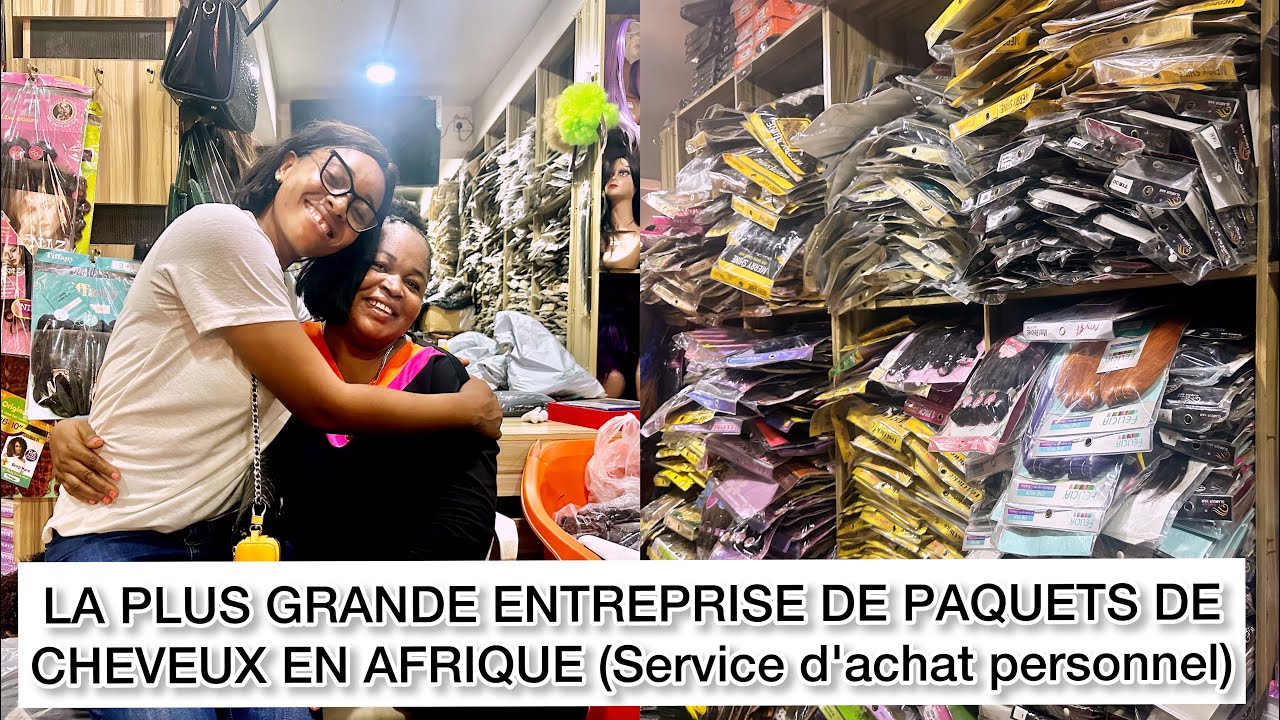 PT2 BIGGEST PACKET HAIR COMPANY IN NIGERIA 🇳🇬!!! #haircompany #packethair #marketvlog
