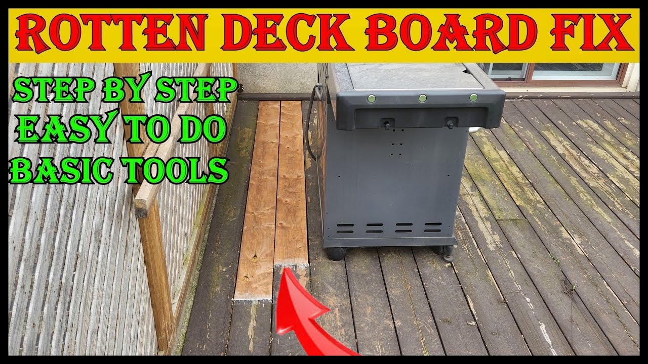 How To Replace A Deck Board The Easy Way