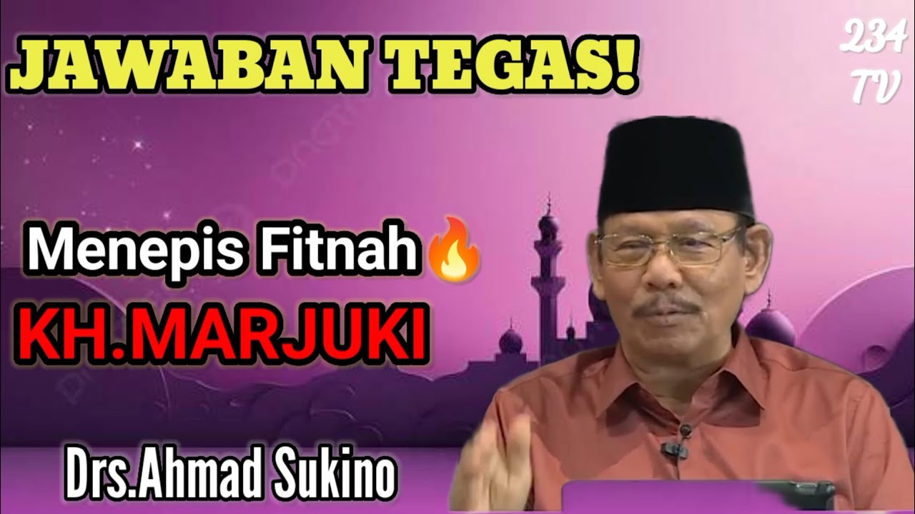 JAWABAN TEGAS USTAD DRS AHMAD SUKINO ATAS FITNAH KEJI - JIHAD PAGI MTA