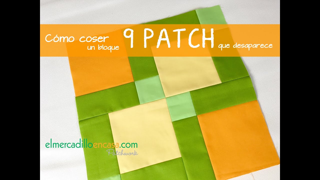 C&oacute;mo coser el bloque 9-Patch que desaparece