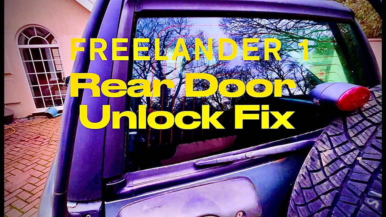 Freelander 1 Rear Door Fix - Door Won’t Open - Easy Fix!