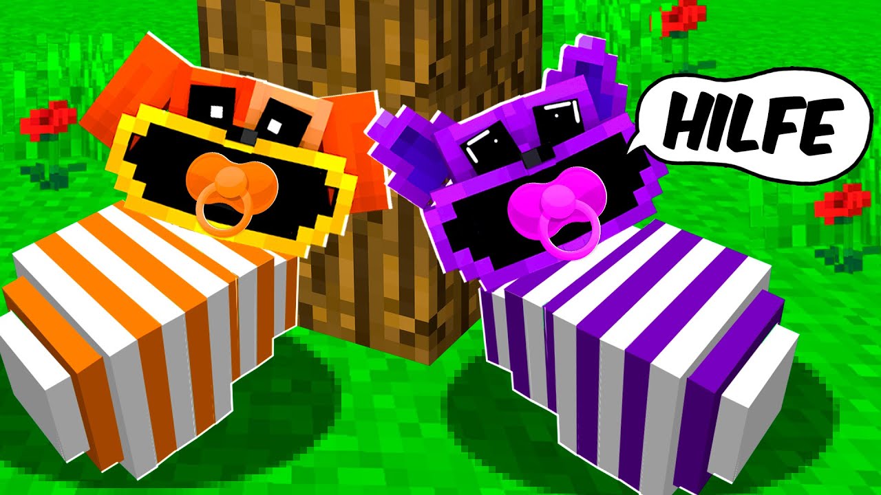 CATNAP und DOGDAY werden als BABYS AUSGESETZT 😰 in Minecraft!