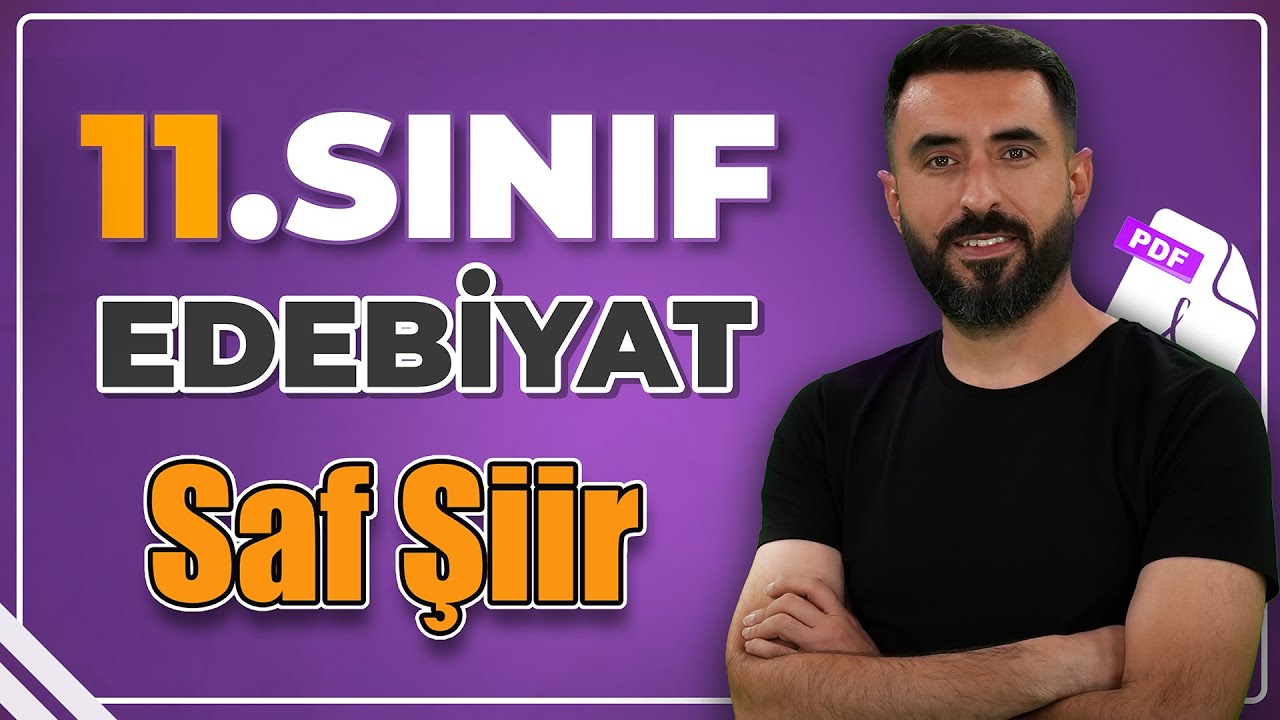 SAF ŞİİR ÖZELLİKLERİ | 11. Sınıf Edebiyat Şiir Ünitesi 2026 | Deniz Hoca +PDF