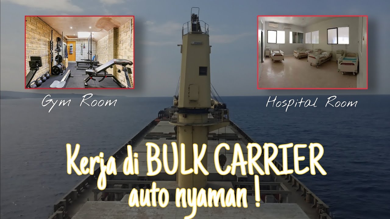 FASILITAS DI KAPAL BULK CARRIER, SUPER GILA ❗