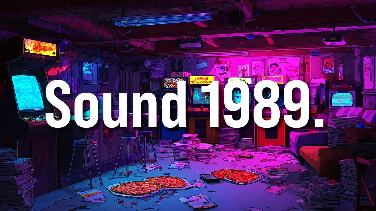 Empty Arcade, 1989 \| Neon Night Vibes for Relaxation & Sleep 🌙
