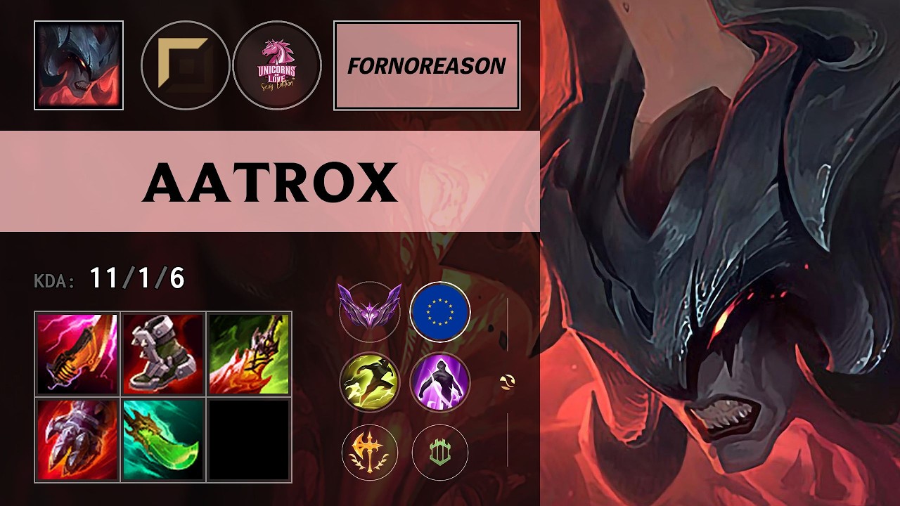 (USE FornoReason) Aatrox Top vs Cho'Gath - EUW Master Patch 26.11