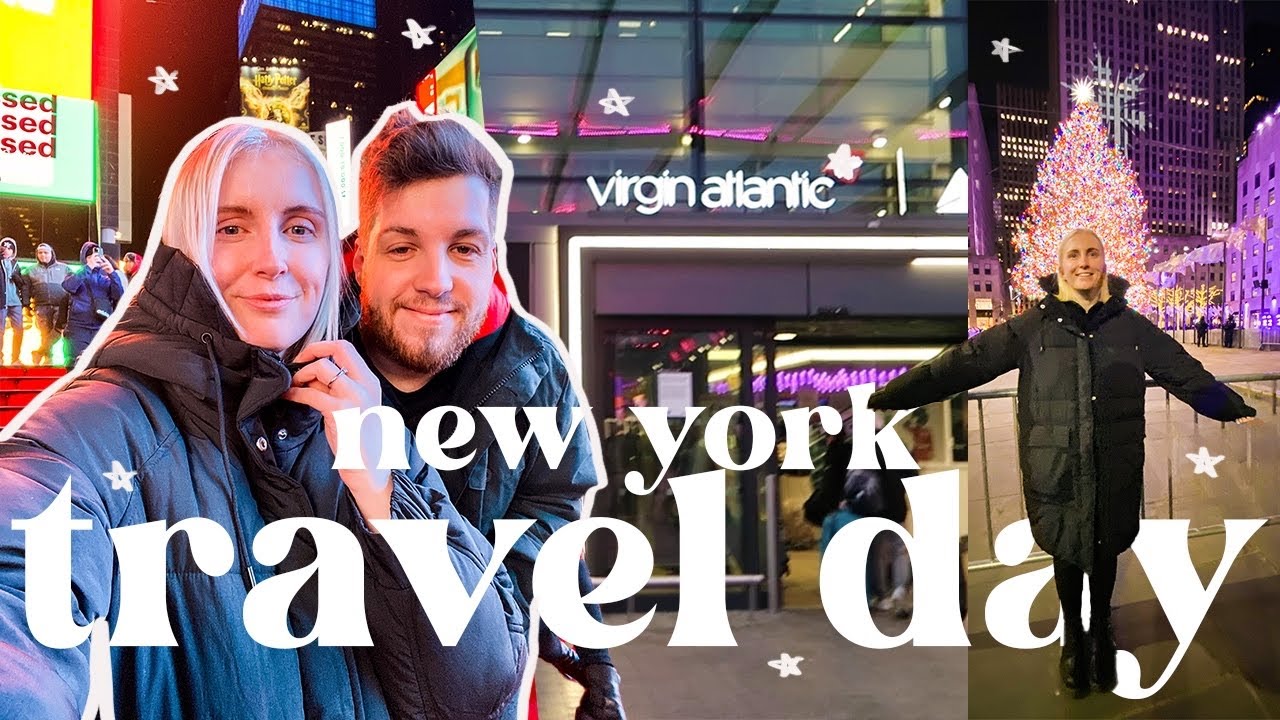 NEW YORK CITY TRAVEL DAY VLOG 2023! arriving in manhattan (Heathrow-JFK with Virgin Atlantic)