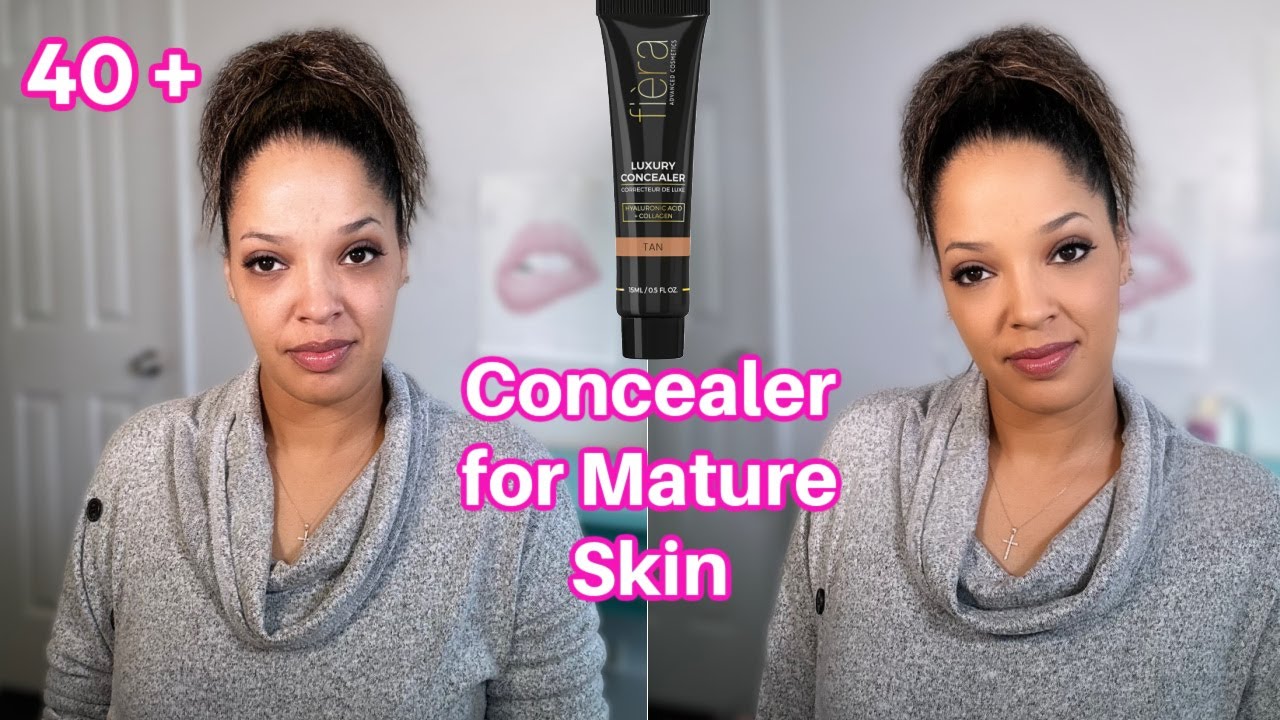 ✨FIERA COSMETICS LUXURY CONCEALER - Makeup OVER 40- FIRST IMPRESSIONS-REVIEW✨