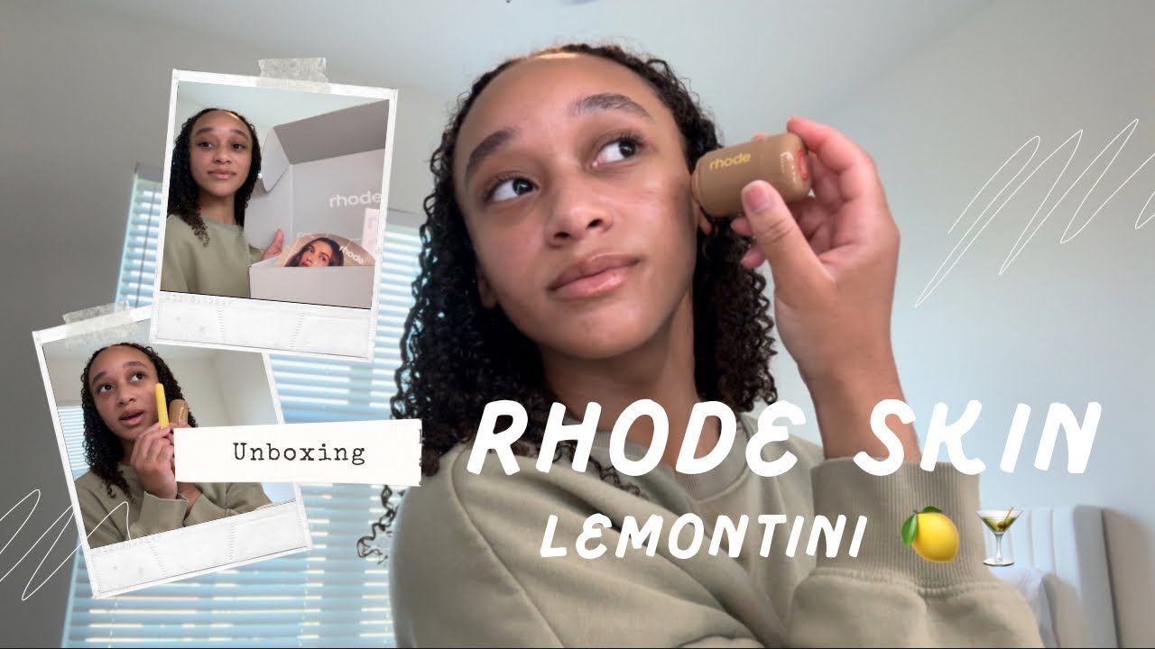 NEW RHODE SKIN LEMONTINI 🍋🍸 UNBOXING