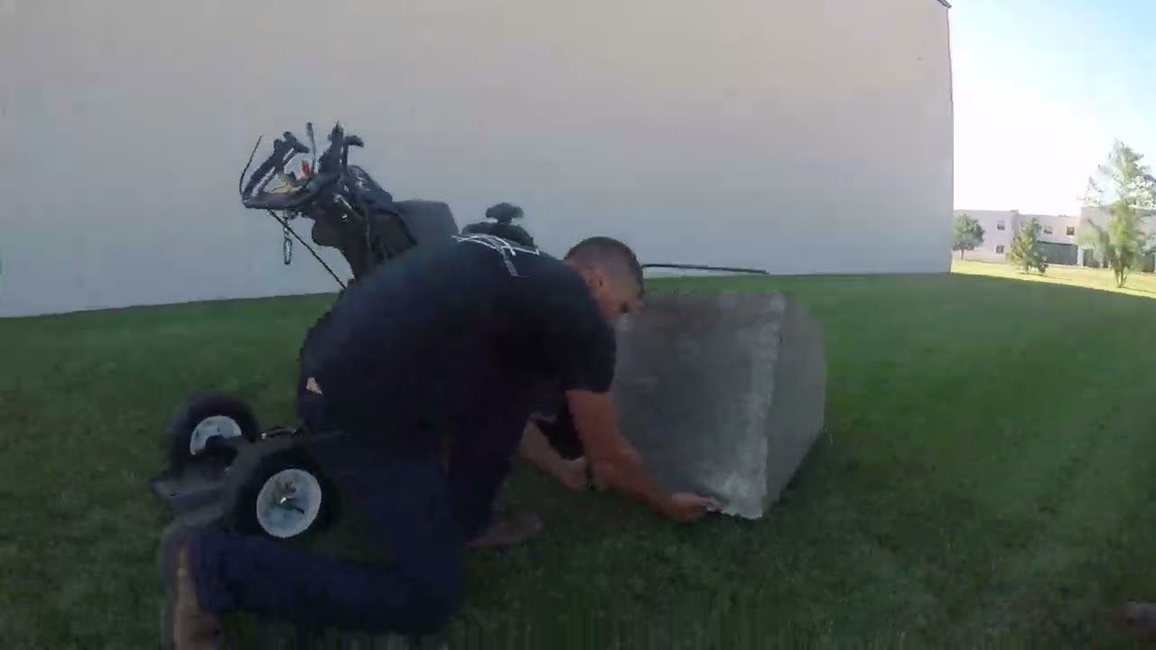 Kage Katcher Motorized Grass Catcher - Research and Development Testing