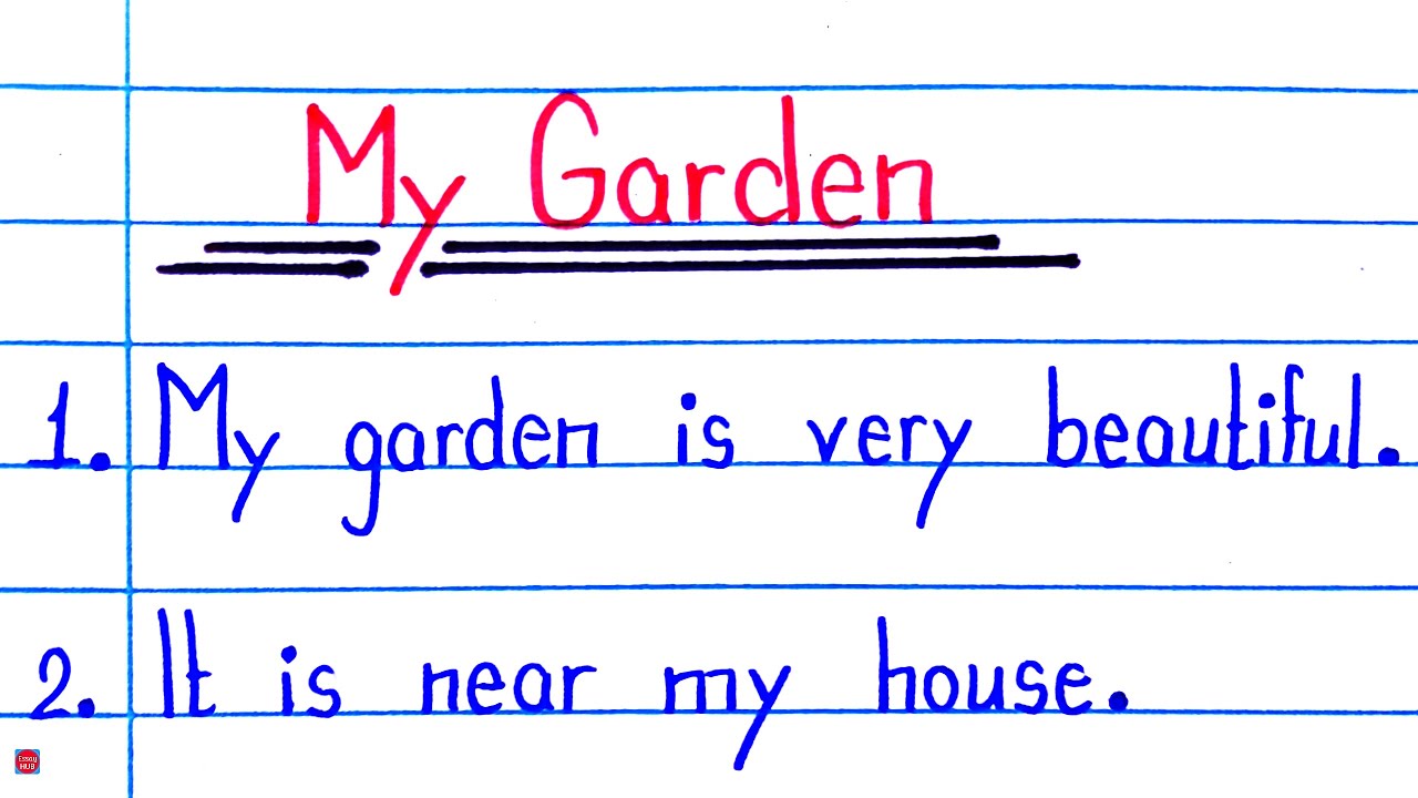 10 Lines on My Garden in English | My Garden Essay | Very Easy Essay for Students