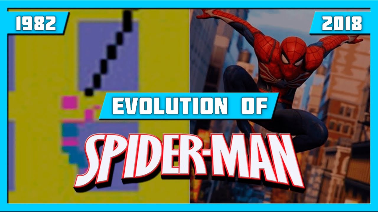 EVOLUTION OF SPIDER-MAN GAMES (1982-2018)