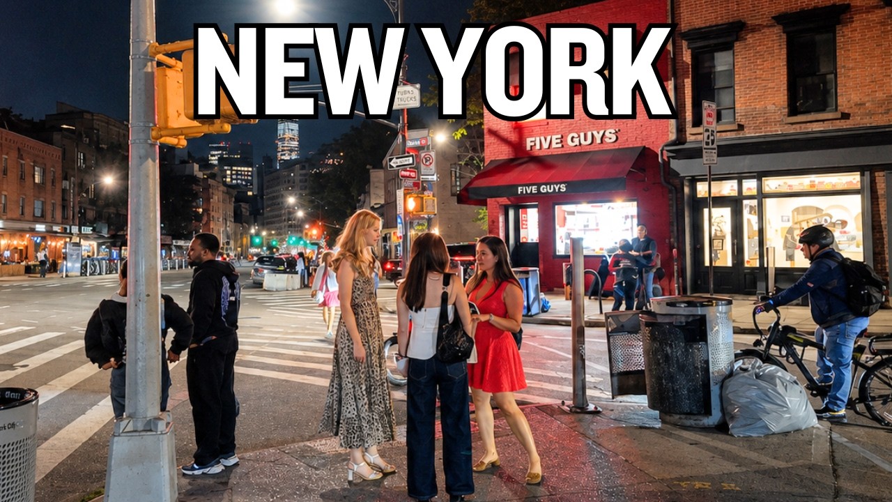 🗽  NYC Night Walk in Manhattan