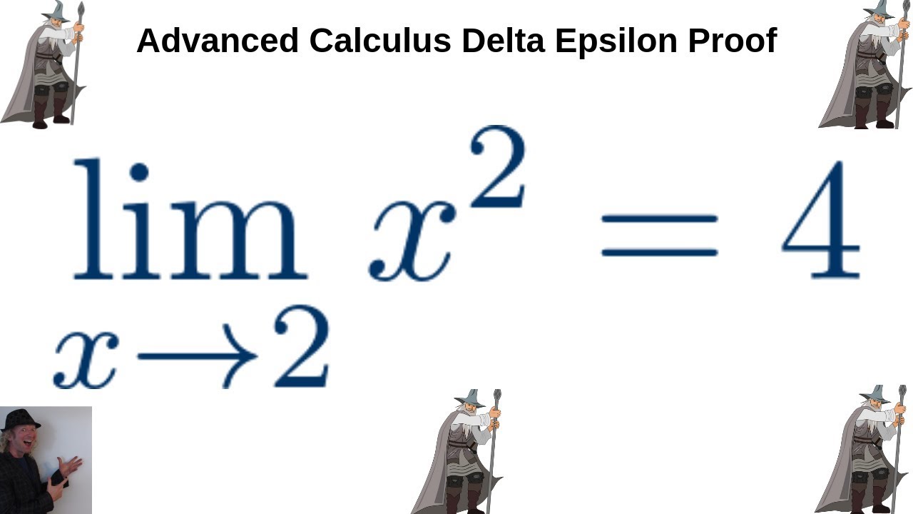 Delta Epsilon Proof Quadratic Example with x^2