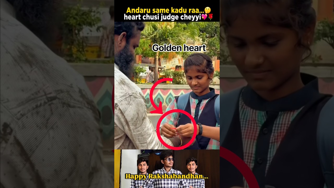 Andaru same kadu raa&hellip; manishi face ni kaadu, heart ni chusi judge cheyyi. 💖🌹#shorts #short #viral