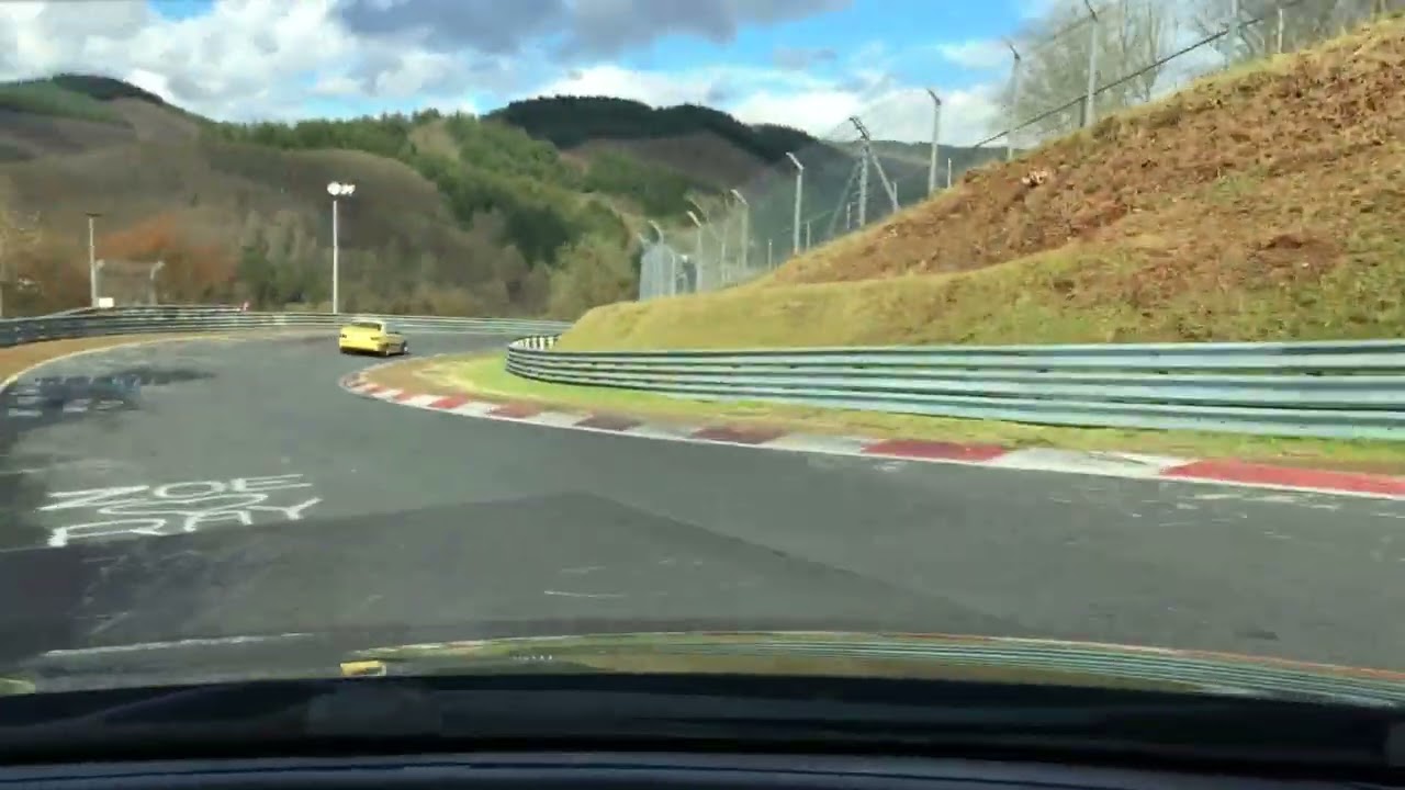 Nürburgring-Nordschleife Onboard, 19.3.2023, Mazda 3 Skyactive-G 165, slippery track