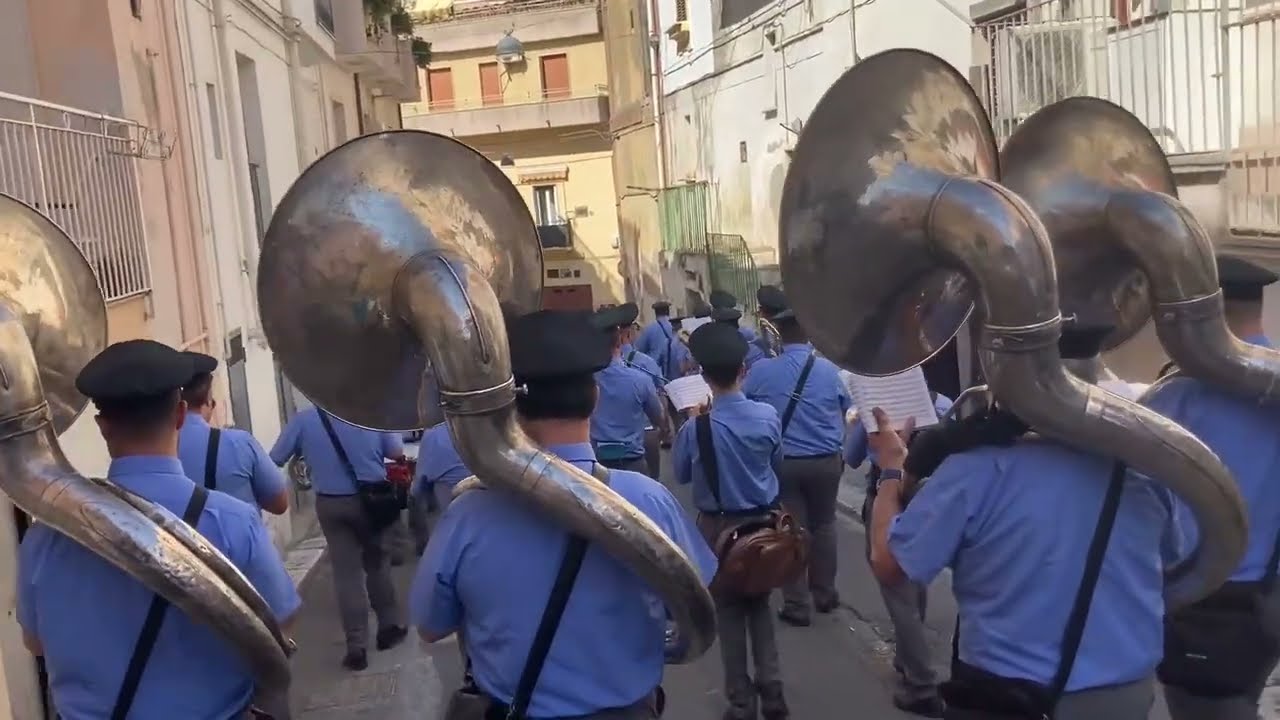 Banda di Ailano - Marcia: Fanfaroni di Potenza, Montescaglioso 19 Luglio 2025
