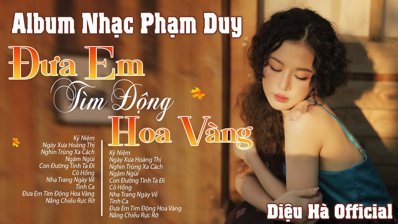 Tuyển Tập ĐƯA EM TÌM ĐỘNG HOA VÀNG - HÀ TRỊNH | Album Nhạc Phạm Duy Toàn Bài Hay
