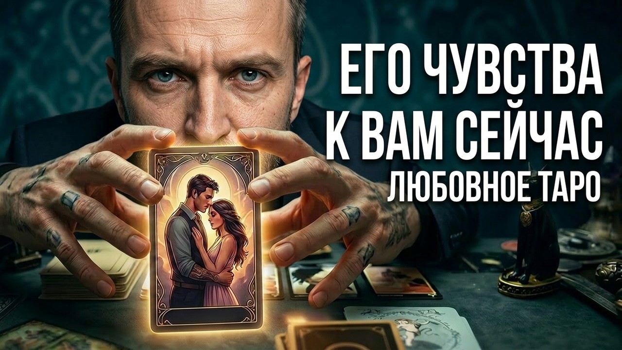 ✨ЕГО ЧУВСТВА К ВАМ СЕЙЧАС... ЧТО НА СЕРДЦЕ У НЕГО? Гадание на картах Таро