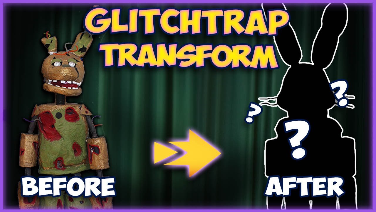 Springtrap becomes Glitchtrap! Puppet Transformation! (FNAF Help Wanted)