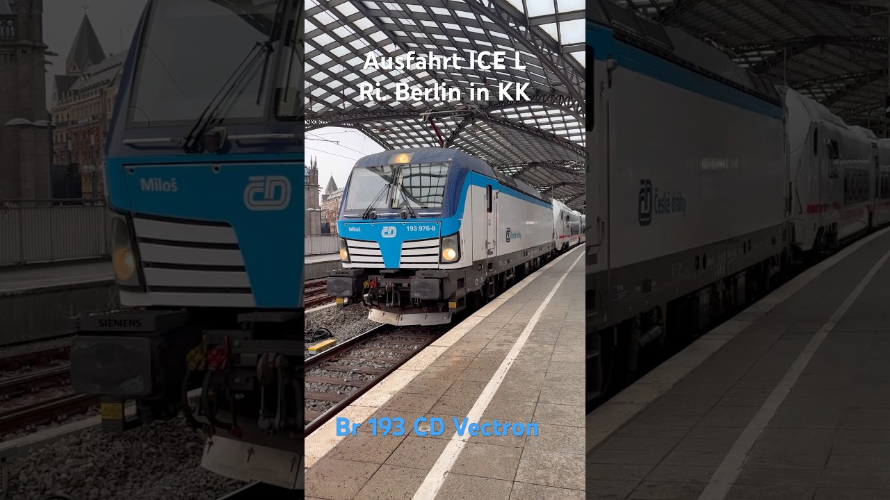 Ausfahrt ICEL Ri. Berlin in KK 