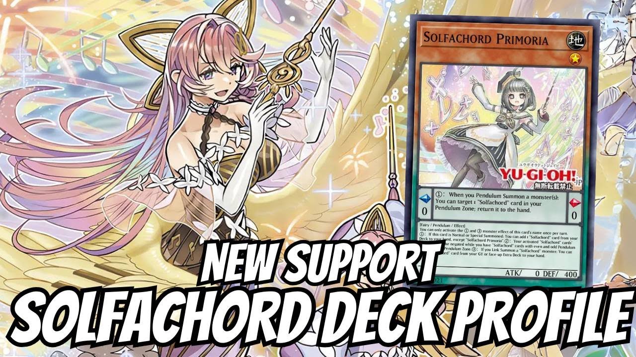 New SOLFACHORD Support! INSANE Gameplays & YUGIOH Deck Profile