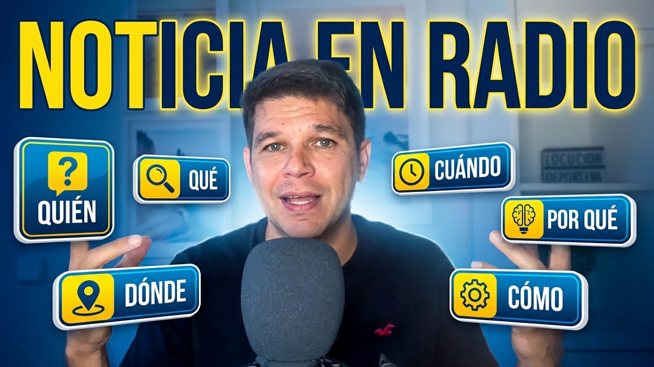 📻 Cómo CONTAR las NOTICIAS DEPORTIVAS en la RADIO | GÉNEROS del PERIODISMO DEPORTIVO (#1) 🎙