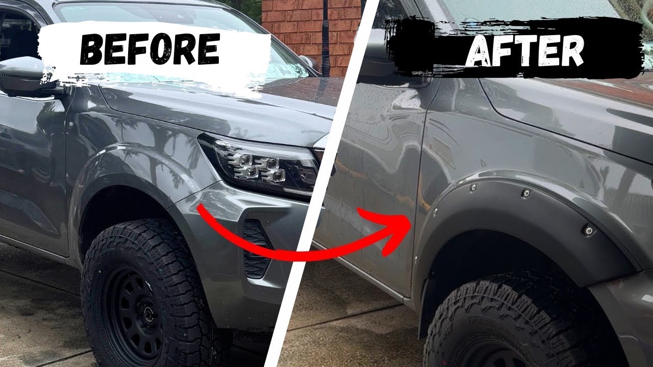 Installing fender flares on my D23 Nissan Navara