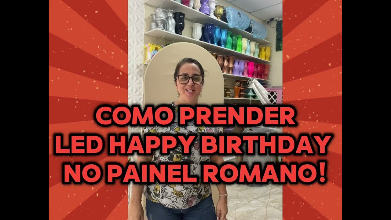 APRENDA COMO FIXAR LED NO PAINEL ROMANO!
