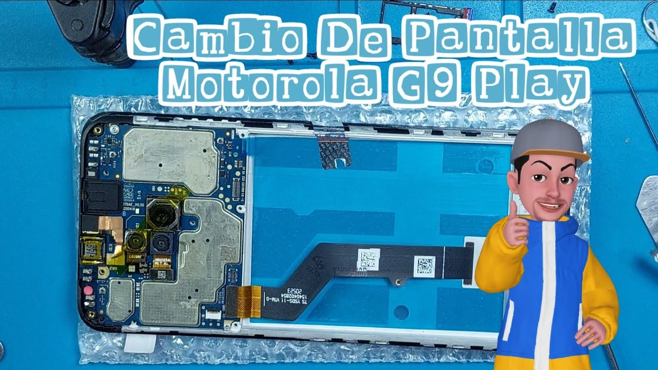 Cambio De Pantalla Motorola G9 Play/Como Desmontar