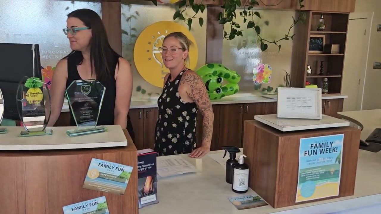 Office tour for prospective Chiropractic Associates