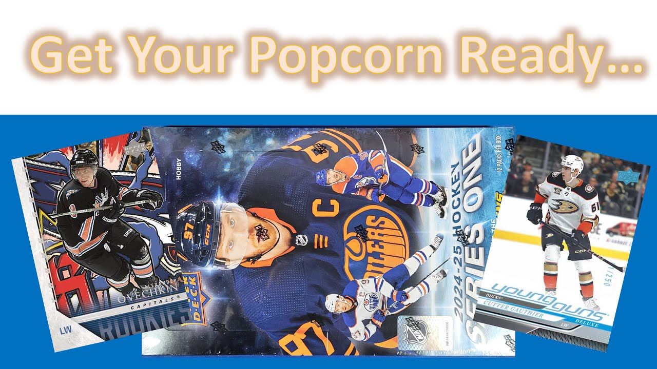 Get Your Popcorn Ready... WOW What A GOLD BOX! 2024-25 Upper Deck Series 1 Hockey
