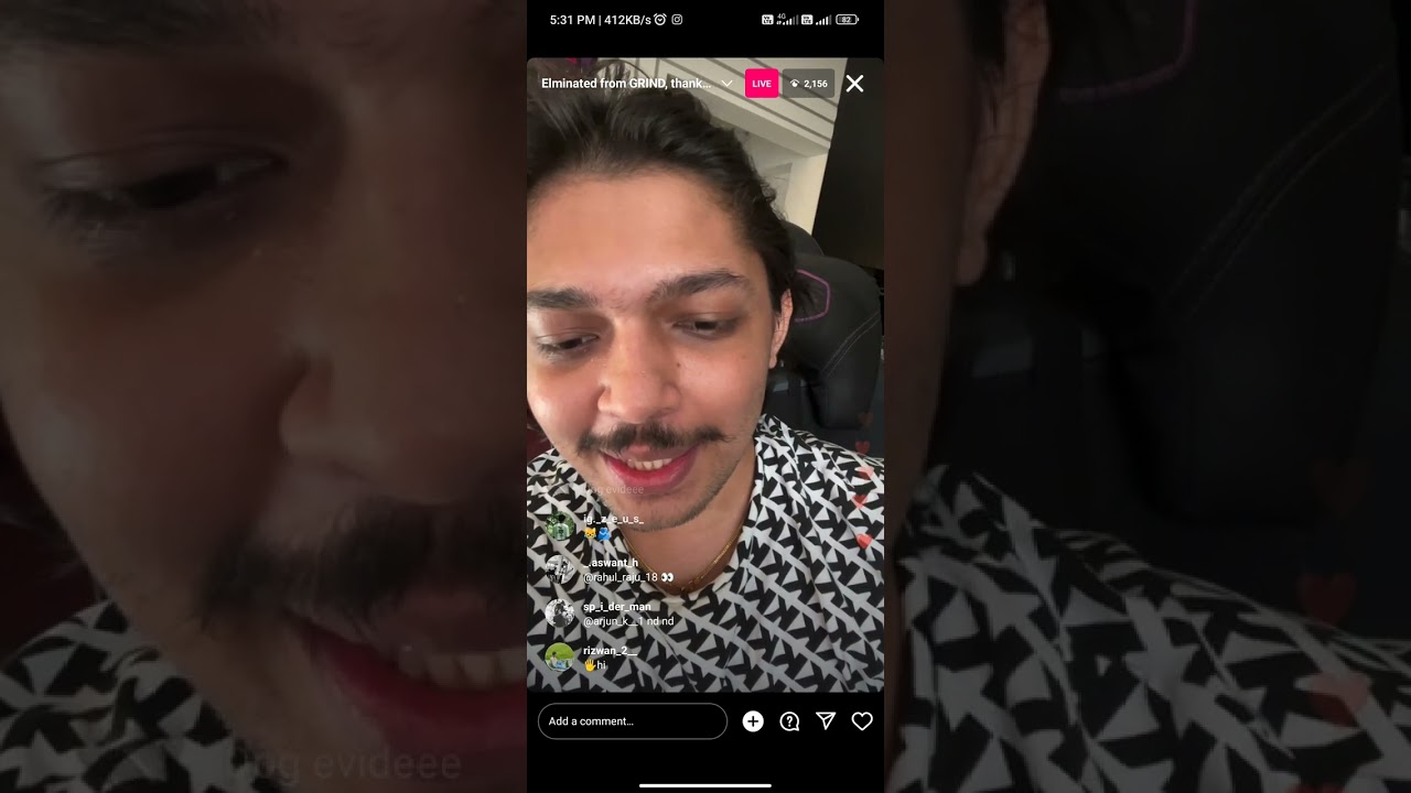 Blind Psycho saying about bgis on ig live |P6| #thoppi #dreamergaming #blindpsycho #blindpablo