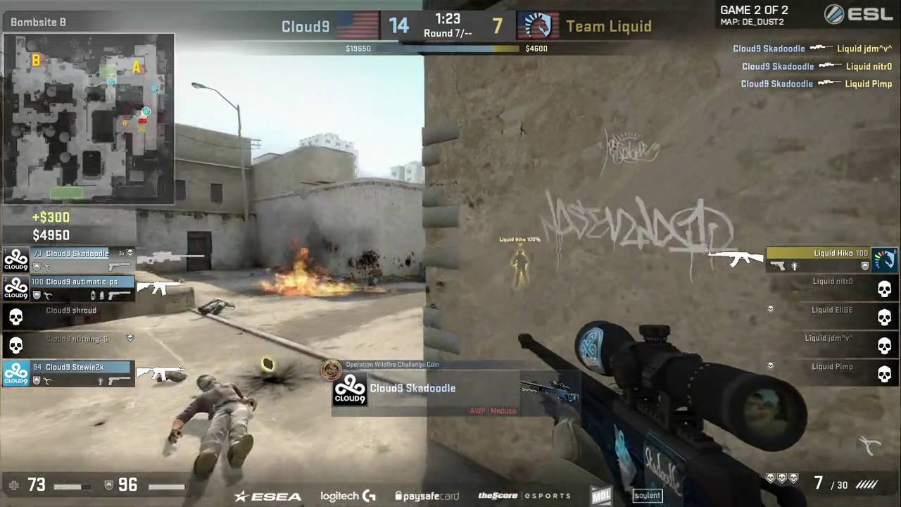 INSANE AWP 4K BY SKADOODLE AGAINST LIQUID