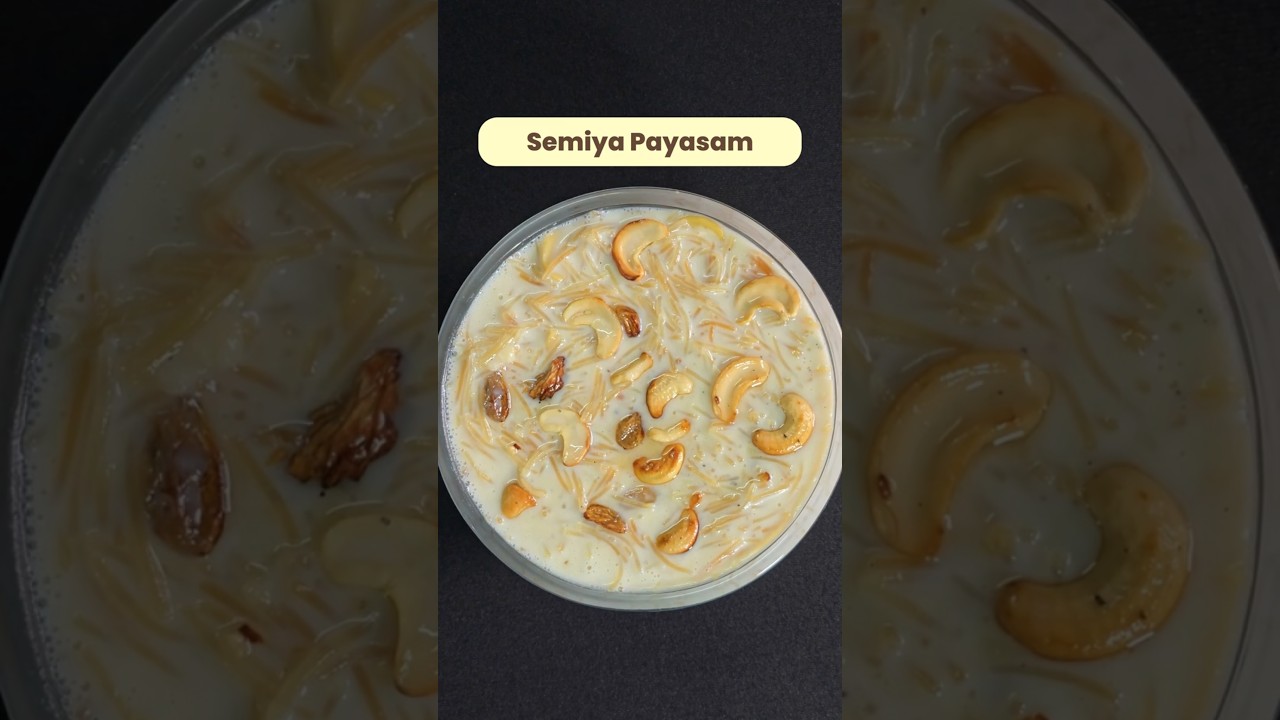 Semiya Payasam (Vermicelli Kheer) | Traditional Indian Dessert #payasam #dessert #semiyapayasam