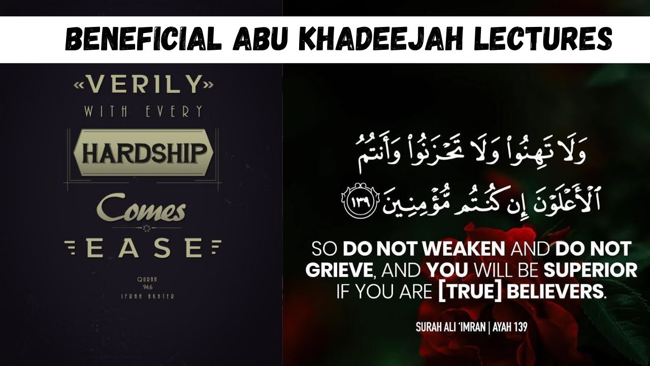 Hardships of Life - Abu Khadeejah