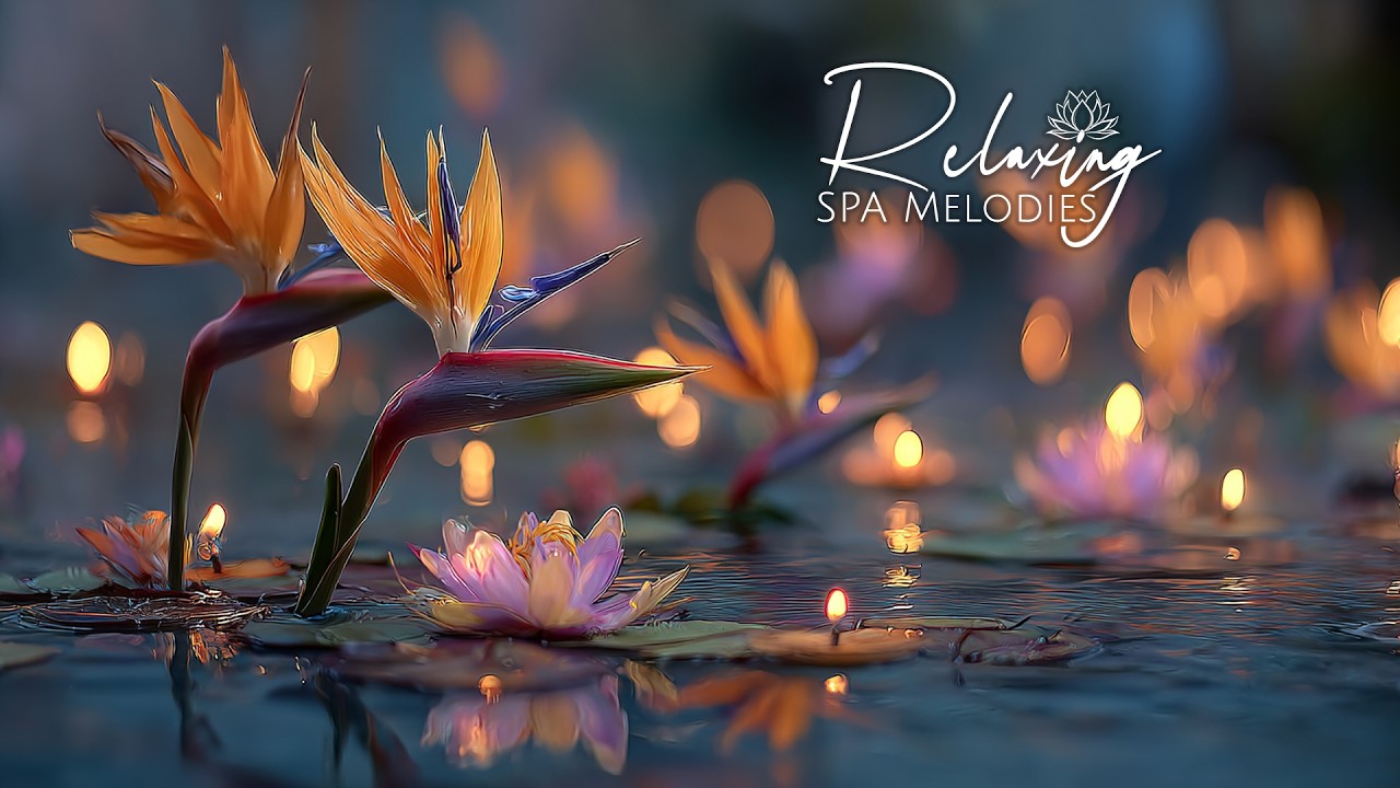 Relaxing Spa Music 🌿 Flute, Guitar, Cello & Water Sounds for Anxiety & Stress Relief
