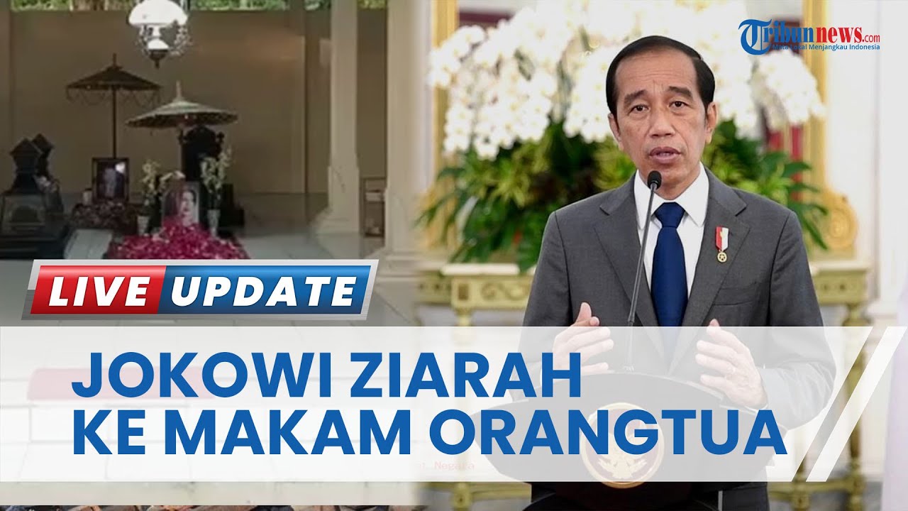 Ajak Jan Ethes, Presiden Jokowi Ziarah ke Makam Orangtua di Mundu Karanganyar