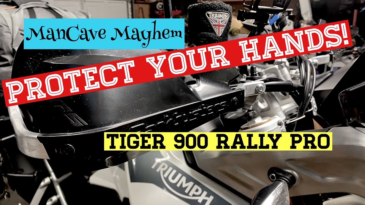 Installing Barkbuster handguards on an Triumph Tiger 900