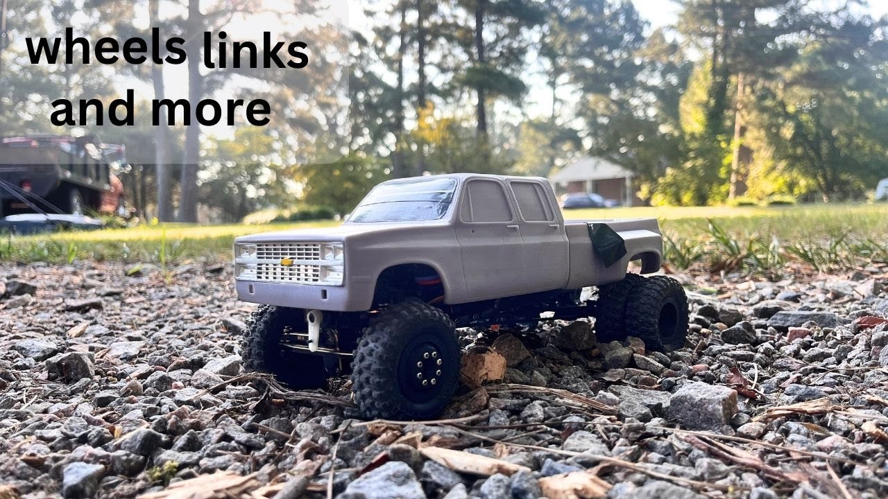wheels links and more! squarebody dually is making a scene! #scx24