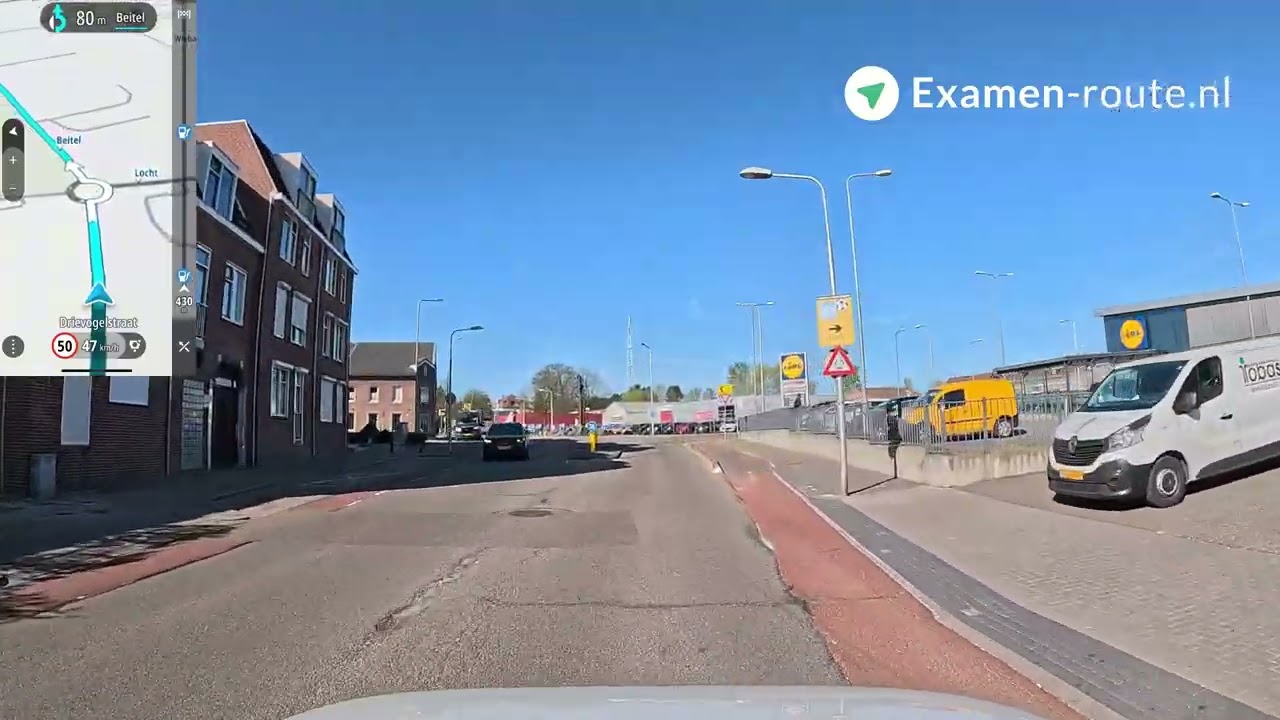 Heerlen centrum - CBR Examenroute