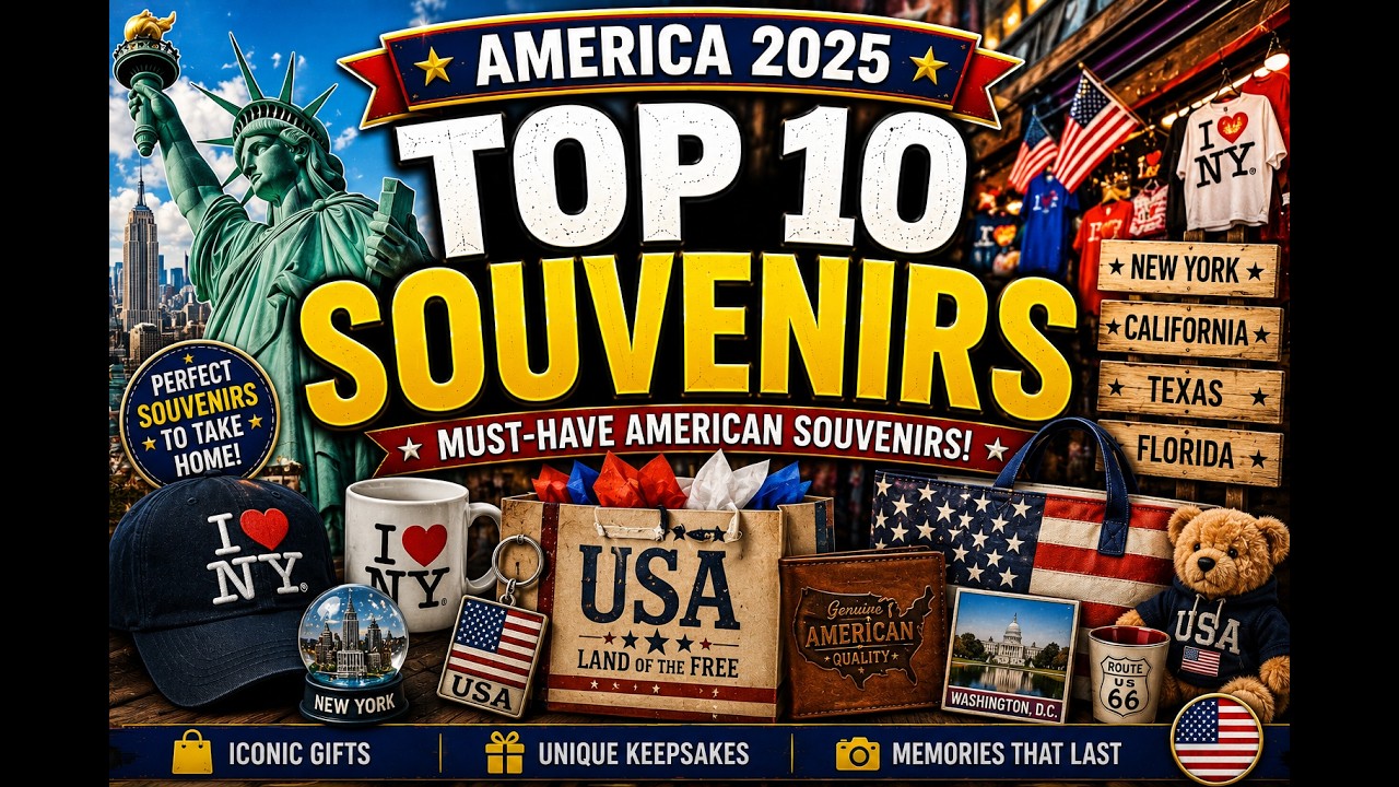 Top 10 Must-Have American Souvenirs to Buy