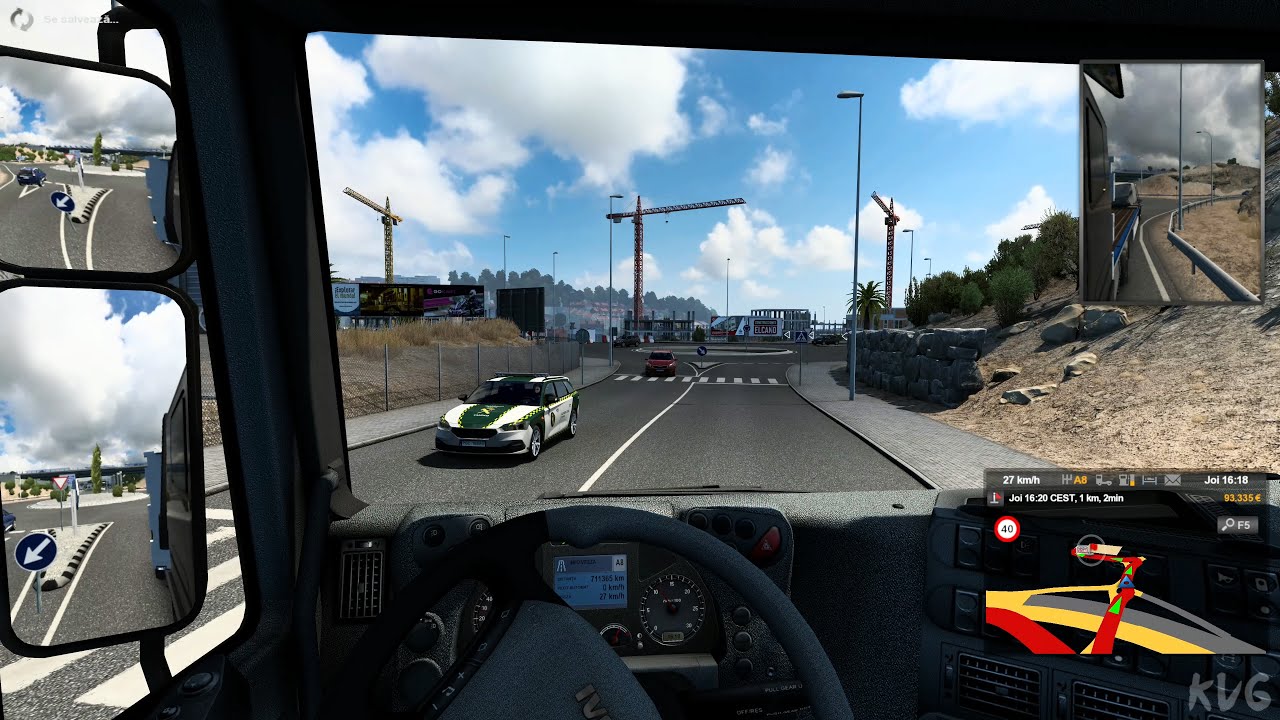 Euro Truck Simulator 2 - Bailen to Malaga - Iberia Gameplay (PC UHD) [4K60FPS]