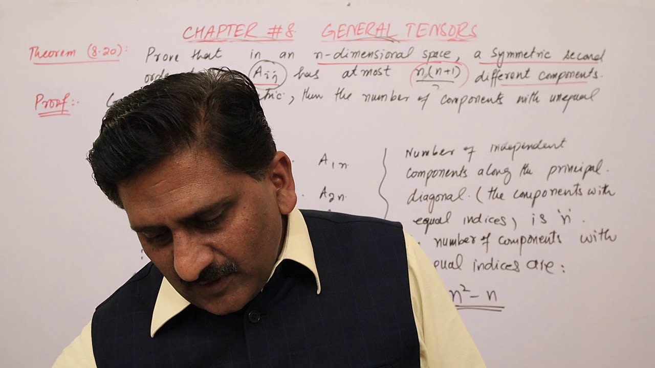 65. Symmetric and Skew-Symmetric Tensors  | General Tensors  | Tensor Analysis  | Prof Khalid