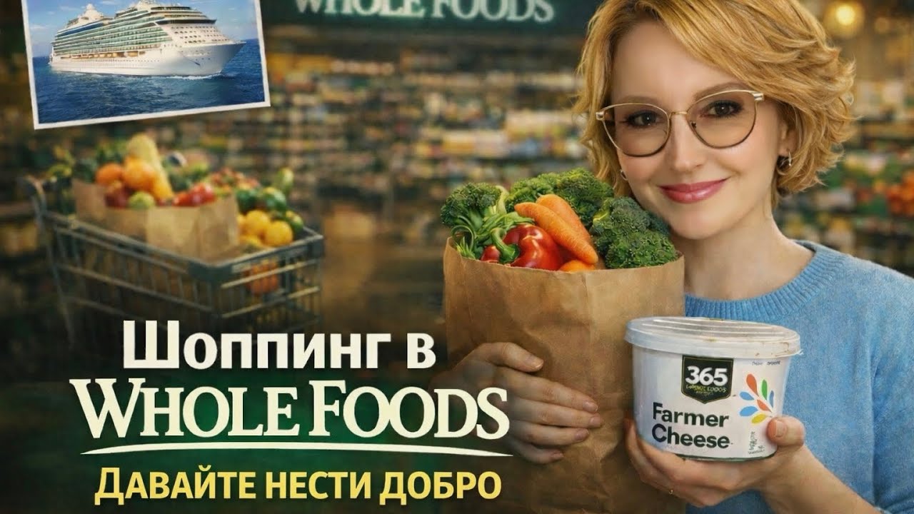 Шоппинг в Whole Foods / Давайте нести добро / Планы по круизу / Влог США