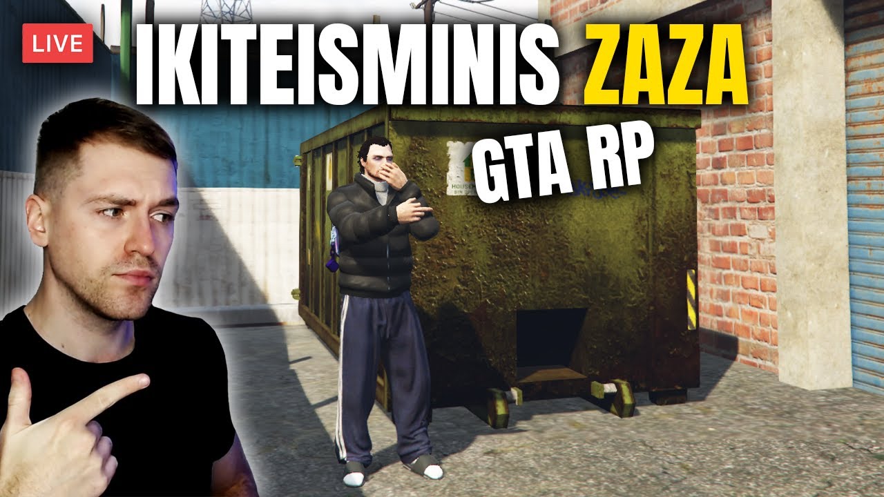 🔴 Ikiteisminis Zaza / GTA Roleplay / LunarRP