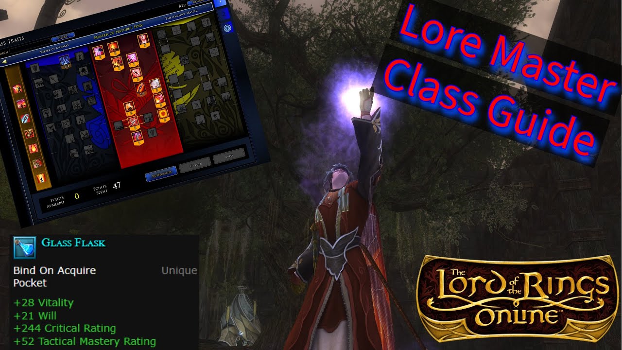 Lore Master Guide Level 65 Cap. Legendary Servers. LOTRO 2025