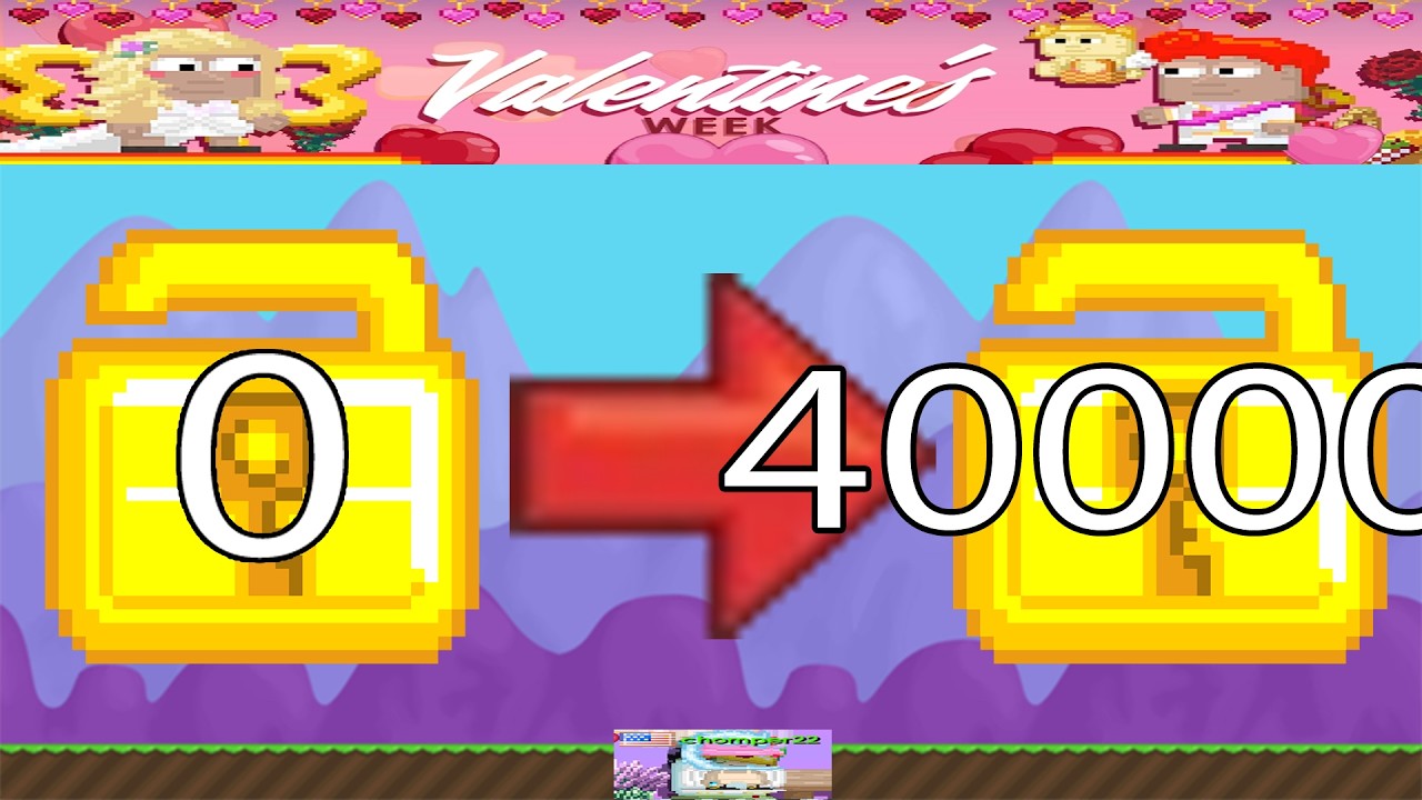 making insane profits in the valentine event (growtopia)