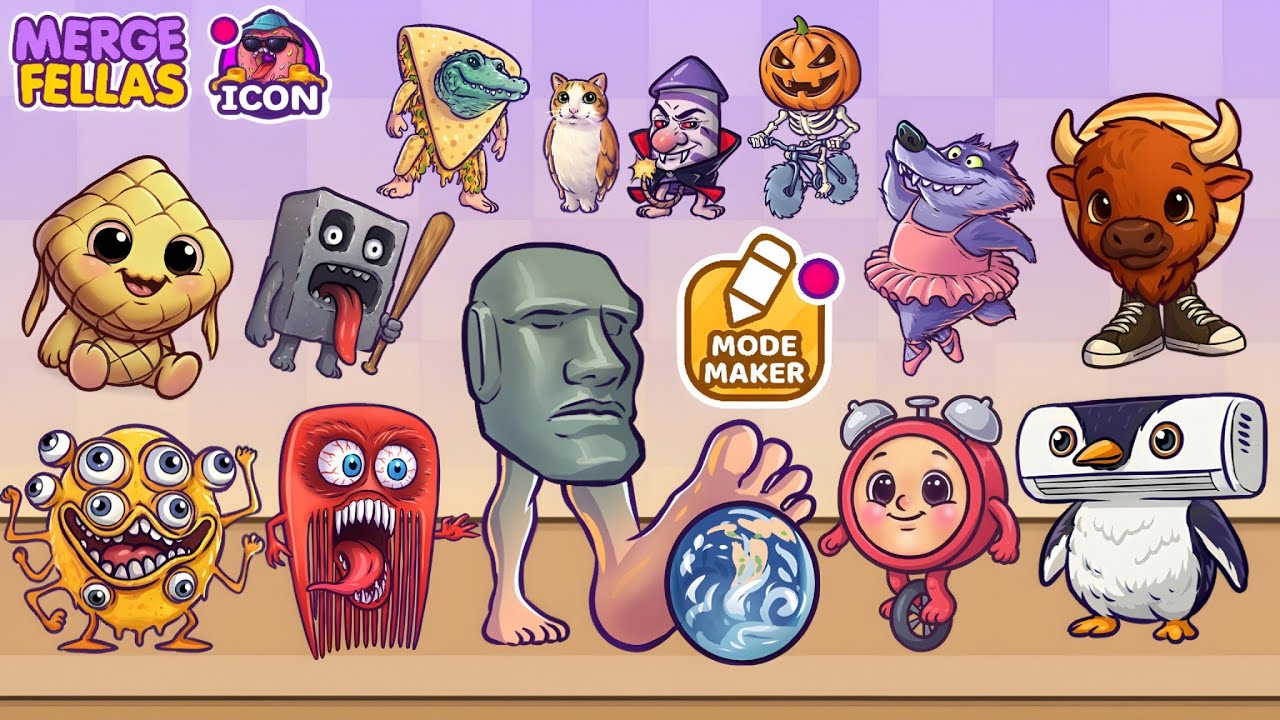 Merge Fellas Italian Hybrid Brainrot 2 Maker Mode Gameplay mode ICON |&nbsp; NEW MODE  Reaching Max Level