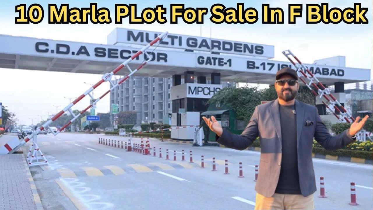 10 Marla (35*70) plot for sale in F block B17, Multi Gardens Islamabad
